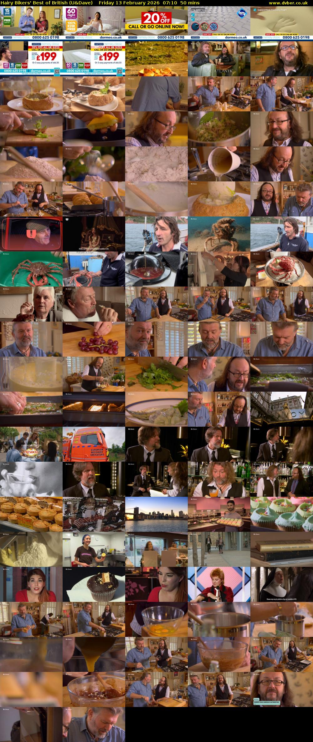 Hairy Bikers' Best of British (U&Dave) Friday 13 February 2026 07:10 - 08:00