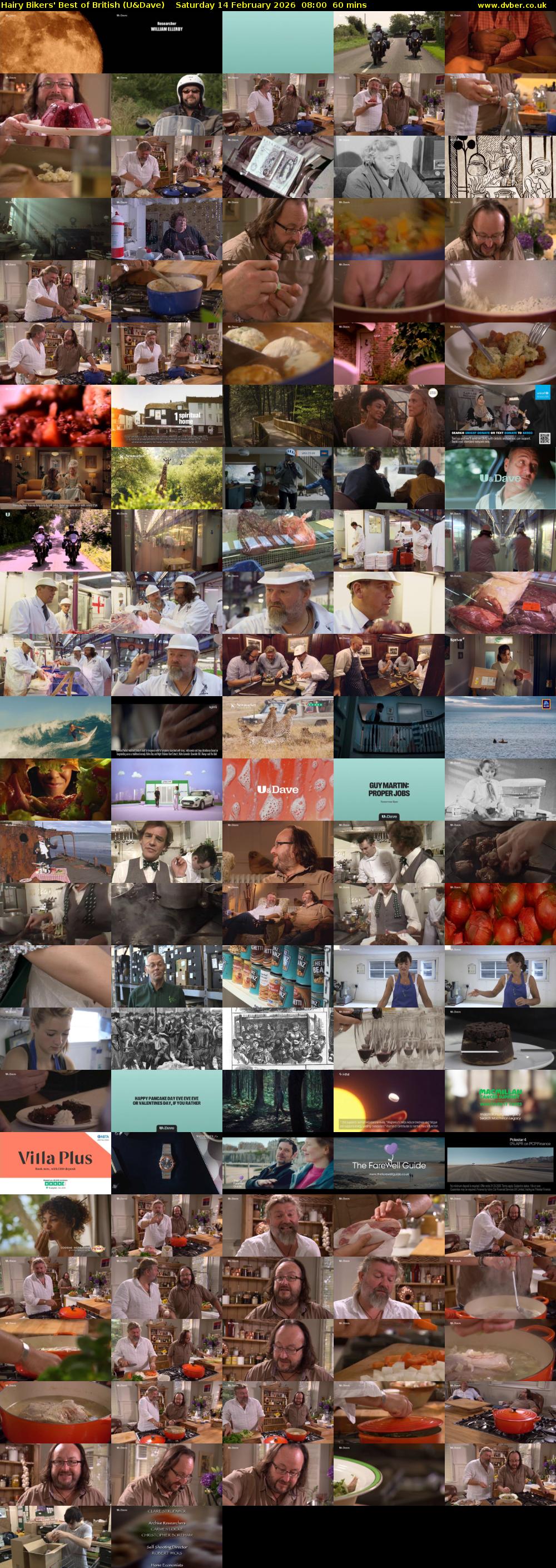 Hairy Bikers' Best of British (U&Dave) Saturday 14 February 2026 08:00 - 09:00