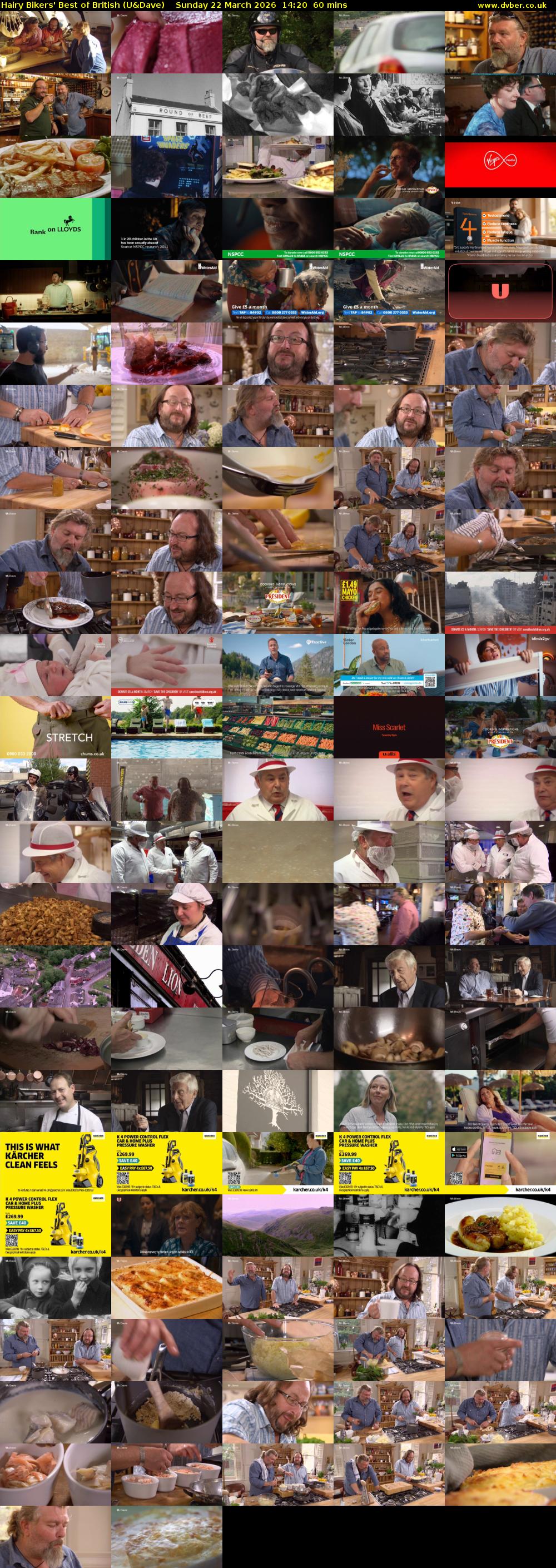 Hairy Bikers' Best of British (U&Dave) Sunday 22 March 2026 14:20 - 15:20