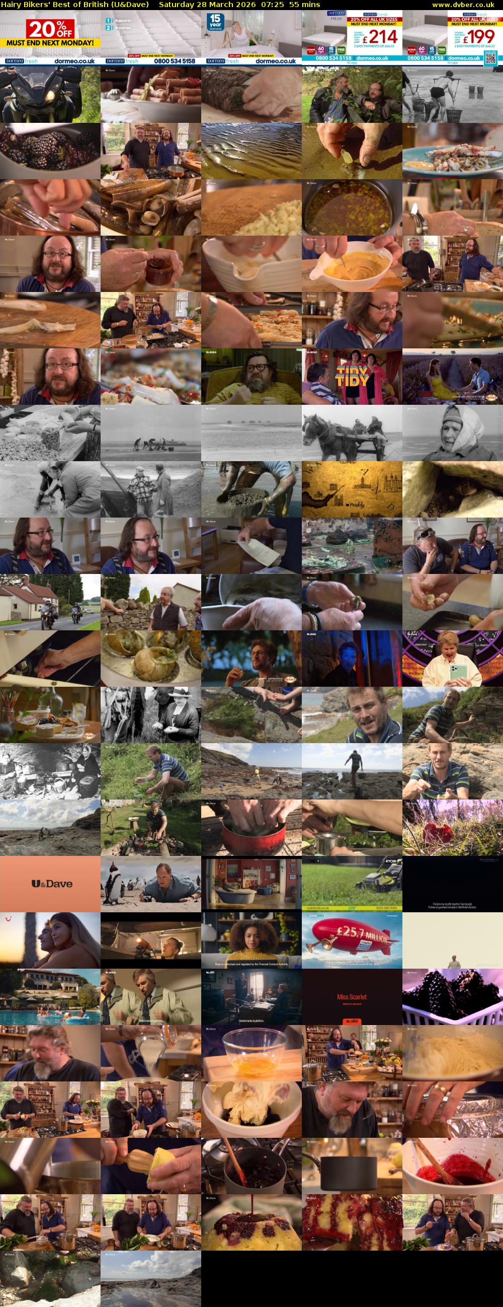 Hairy Bikers' Best of British (U&Dave) Saturday 28 March 2026 07:25 - 08:20