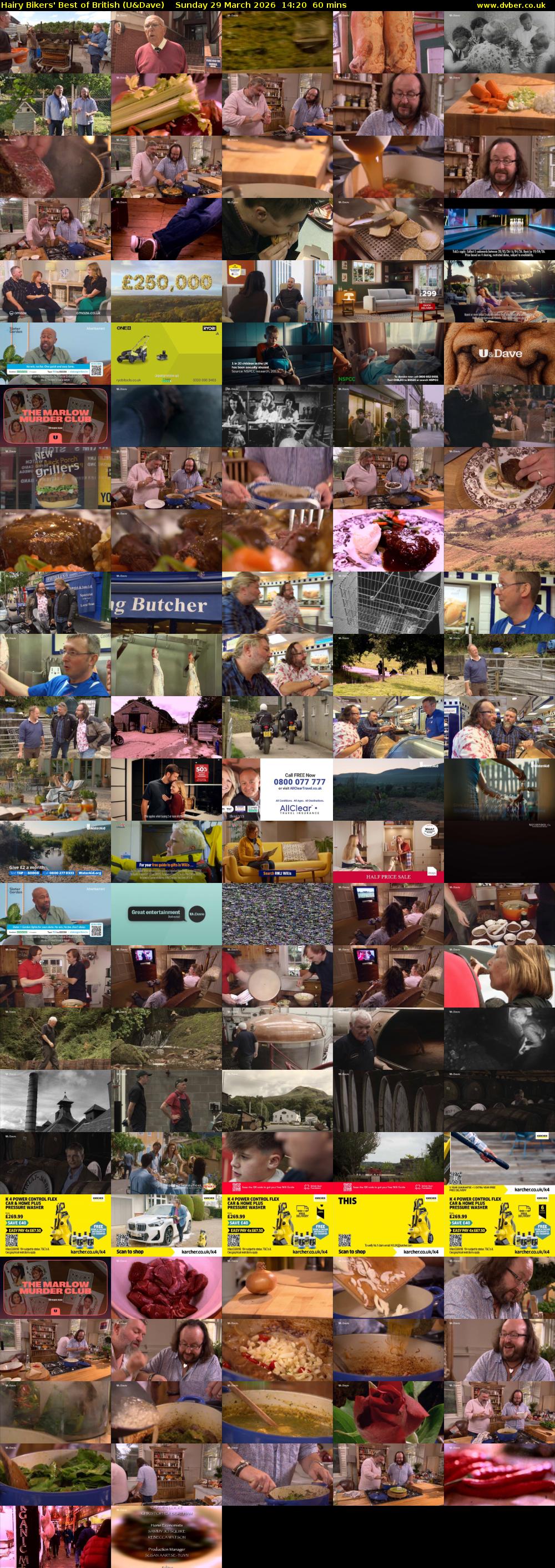 Hairy Bikers' Best of British (U&Dave) Sunday 29 March 2026 14:20 - 15:20