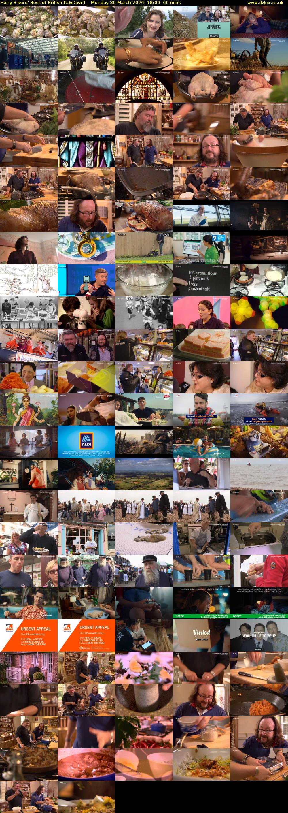 Hairy Bikers' Best of British (U&Dave) Monday 30 March 2026 18:00 - 19:00