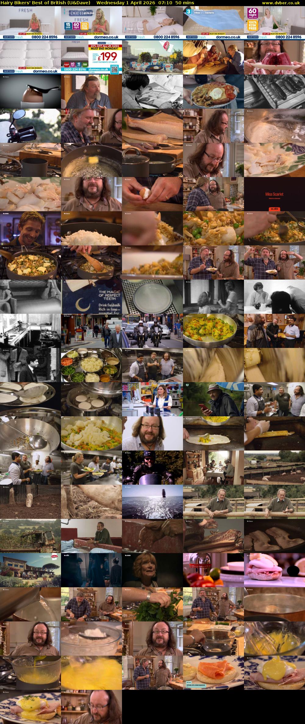 Hairy Bikers' Best of British (U&Dave) Wednesday 1 April 2026 07:10 - 08:00