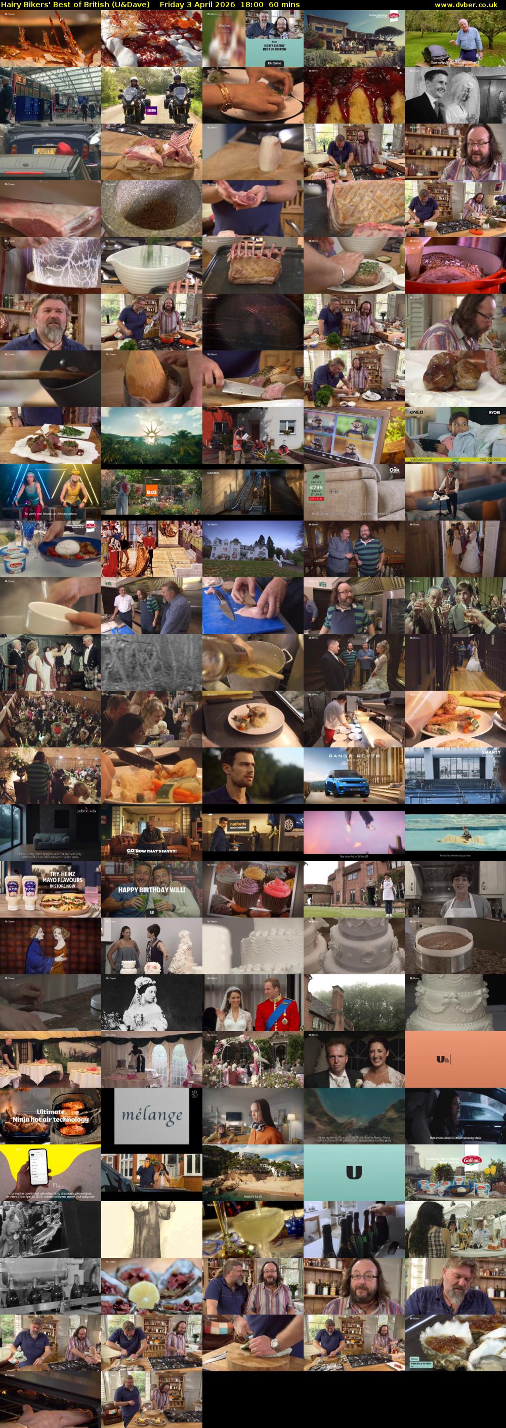 Hairy Bikers' Best of British (U&Dave) Friday 3 April 2026 18:00 - 19:00