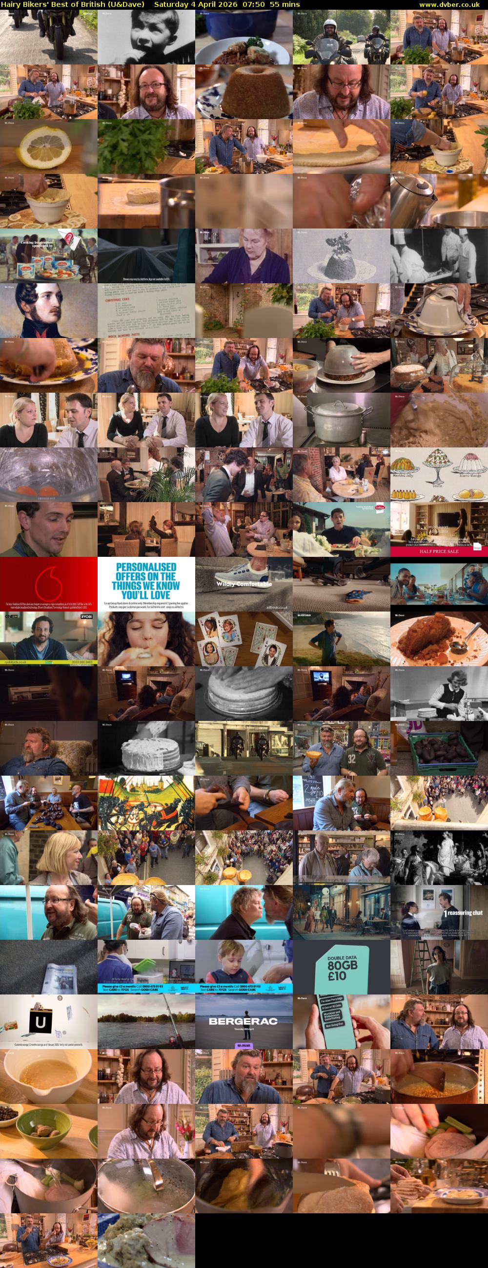 Hairy Bikers' Best of British (U&Dave) Saturday 4 April 2026 07:50 - 08:45