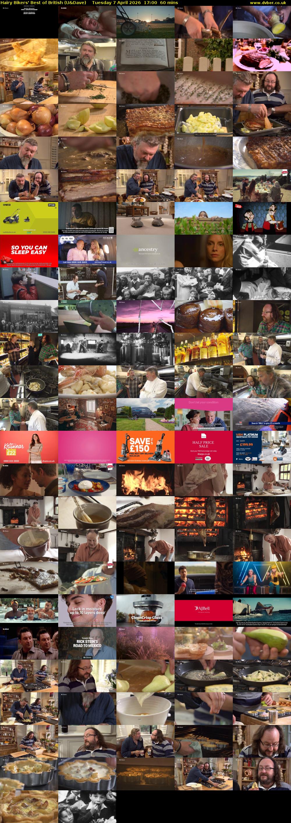 Hairy Bikers' Best of British (U&Dave) Tuesday 7 April 2026 17:00 - 18:00