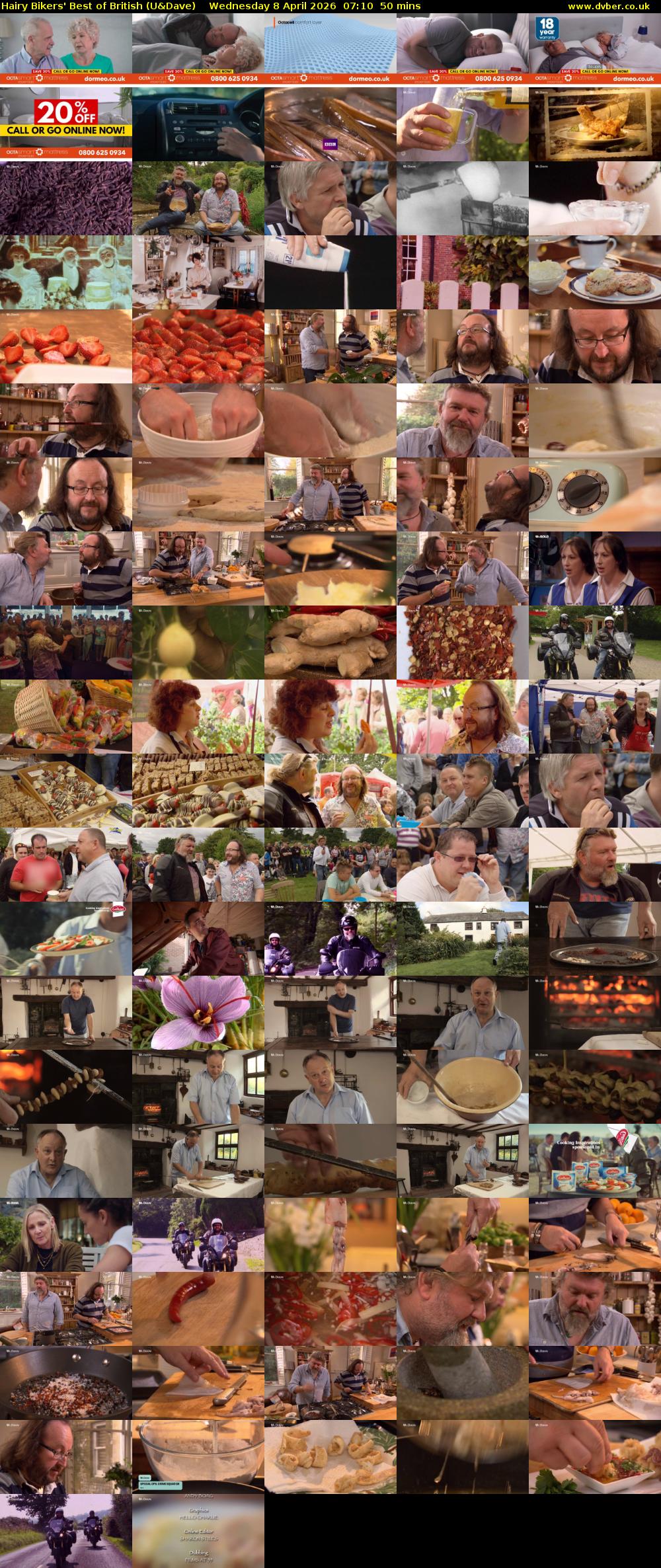 Hairy Bikers' Best of British (U&Dave) Wednesday 8 April 2026 07:10 - 08:00