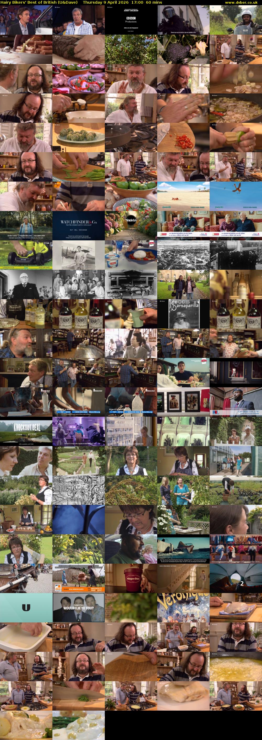 Hairy Bikers' Best of British (U&Dave) Thursday 9 April 2026 17:00 - 18:00