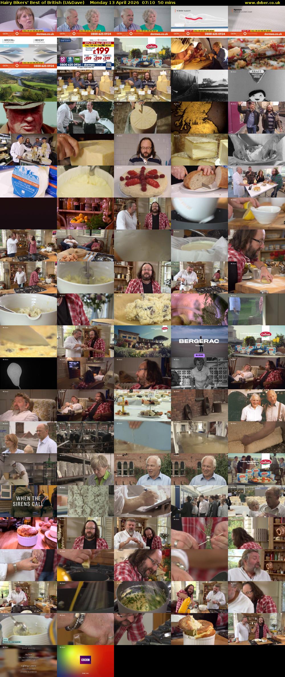 Hairy Bikers' Best of British (U&Dave) Monday 13 April 2026 07:10 - 08:00