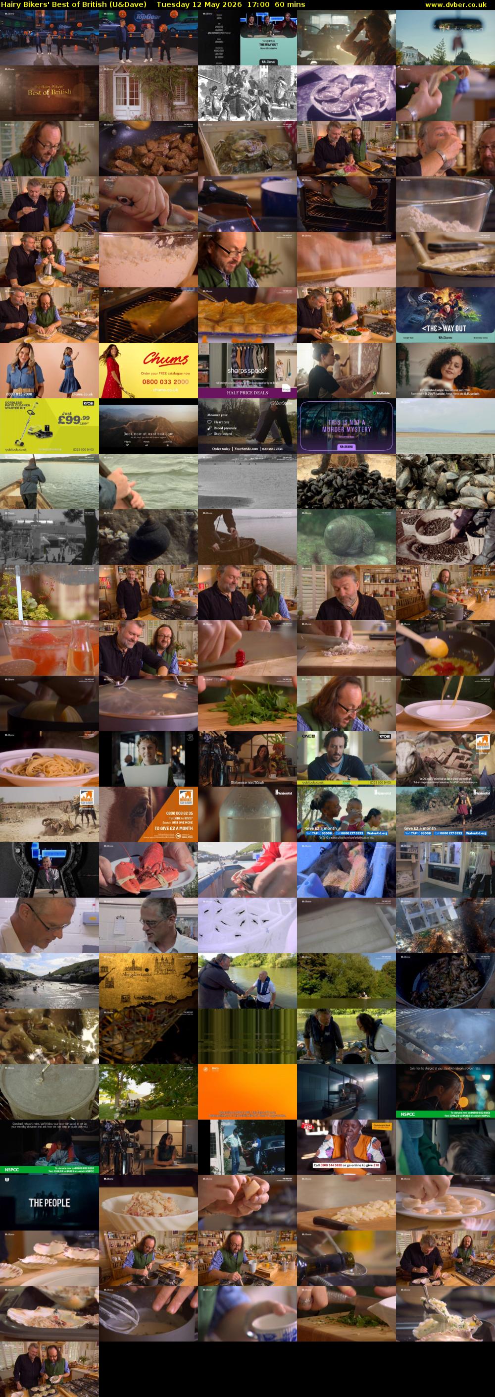 Hairy Bikers' Best of British (U&Dave) Tuesday 12 May 2026 17:00 - 18:00