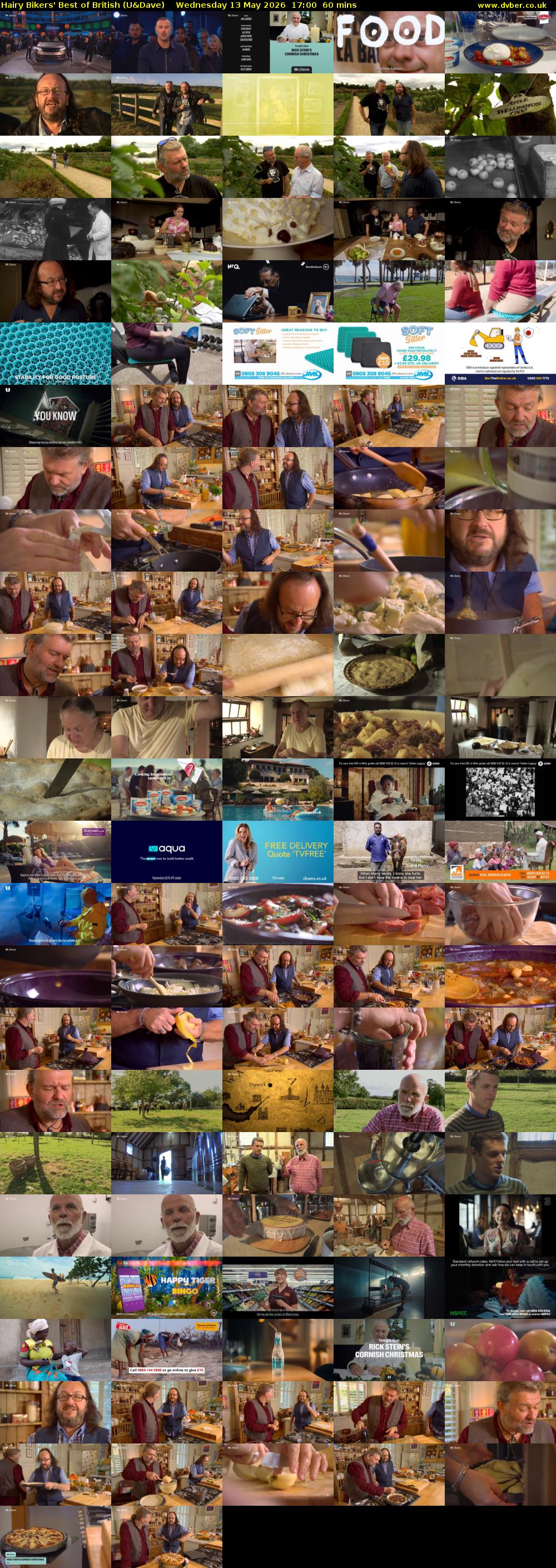 Hairy Bikers' Best of British (U&Dave) Wednesday 13 May 2026 17:00 - 18:00