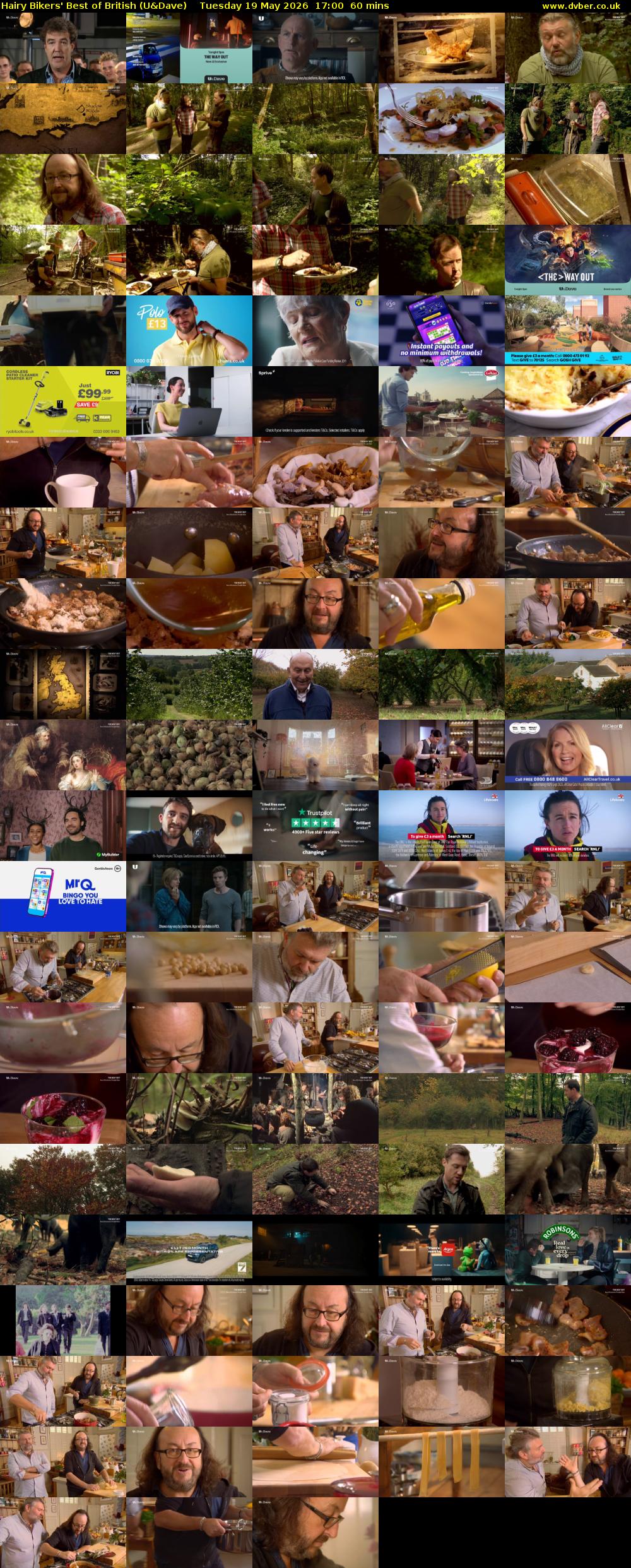 Hairy Bikers' Best of British (U&Dave) Tuesday 19 May 2026 17:00 - 18:00