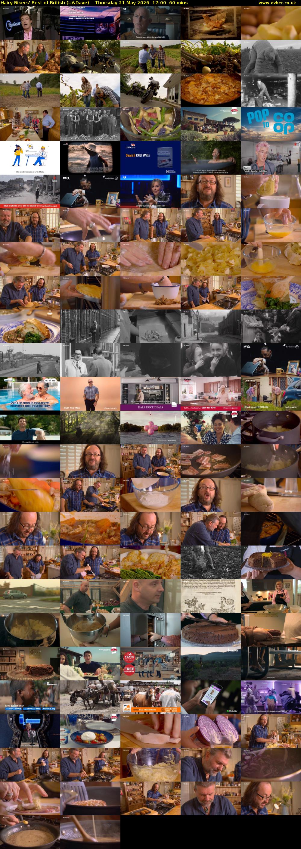 Hairy Bikers' Best of British (U&Dave) Thursday 21 May 2026 17:00 - 18:00