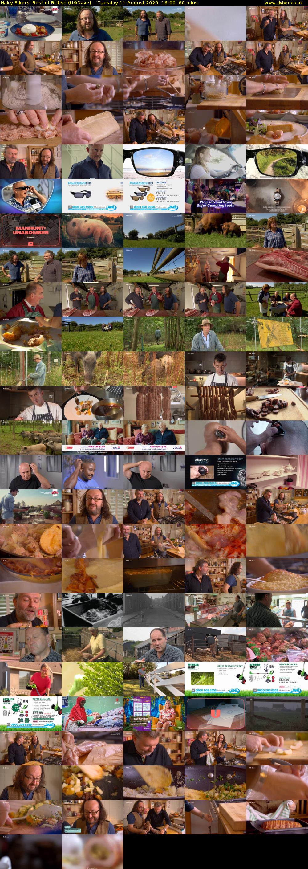 Hairy Bikers' Best of British (U&Dave) Tuesday 11 August 2026 16:00 - 17:00