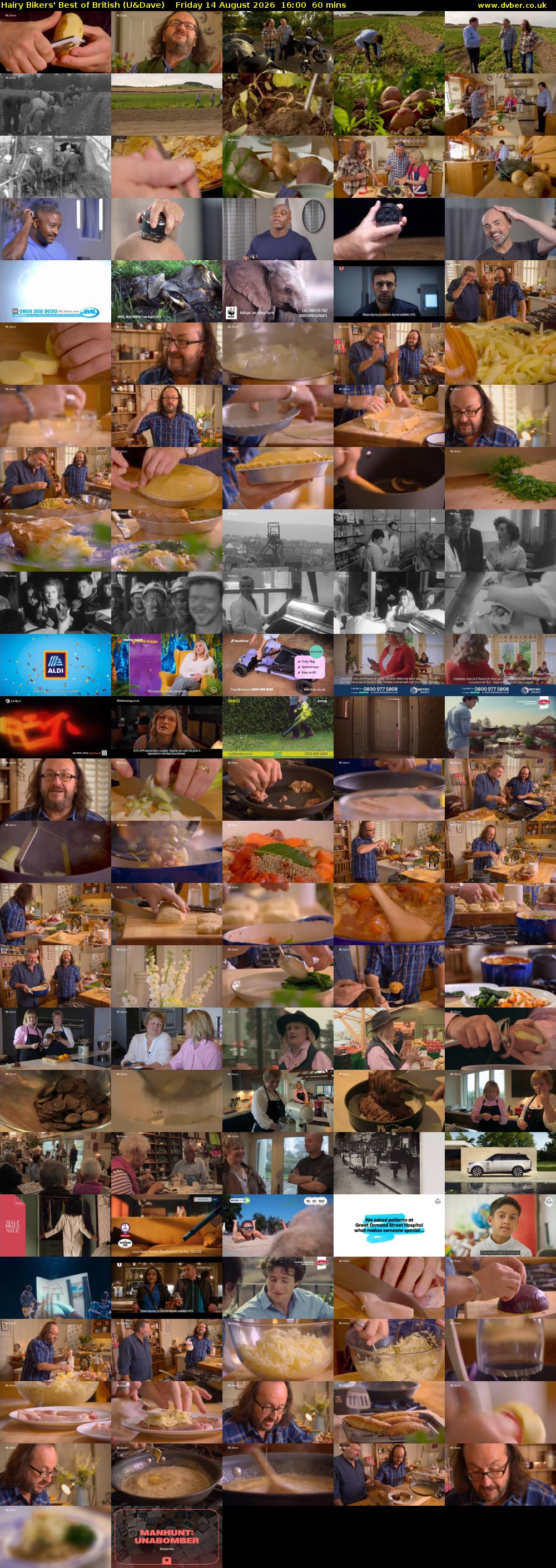 Hairy Bikers' Best of British (U&Dave) Friday 14 August 2026 16:00 - 17:00