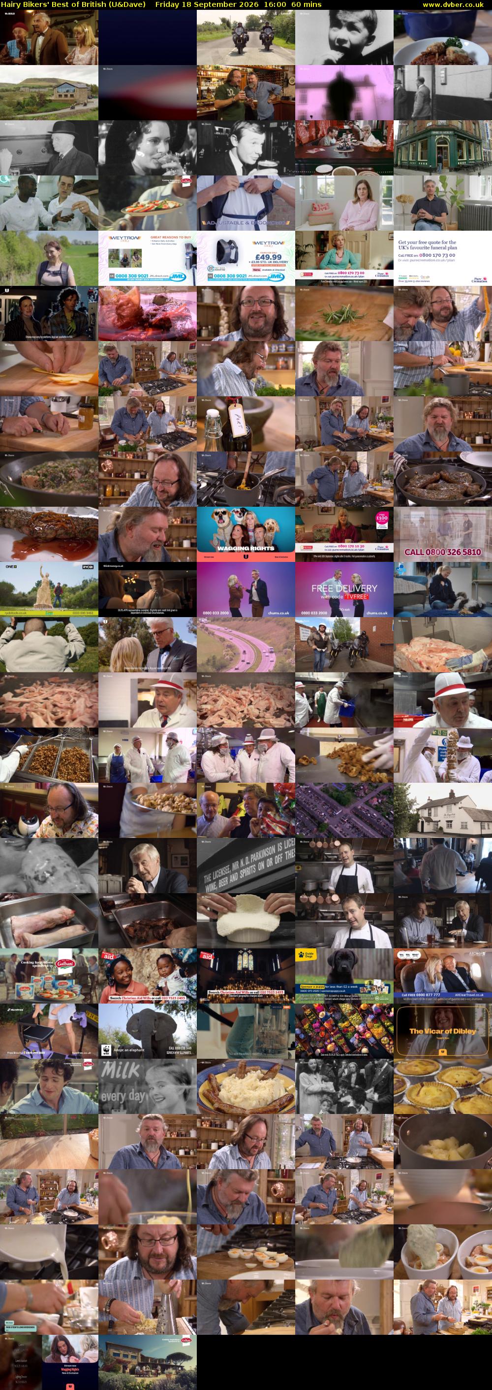 Hairy Bikers' Best of British (U&Dave) Friday 18 September 2026 16:00 - 17:00