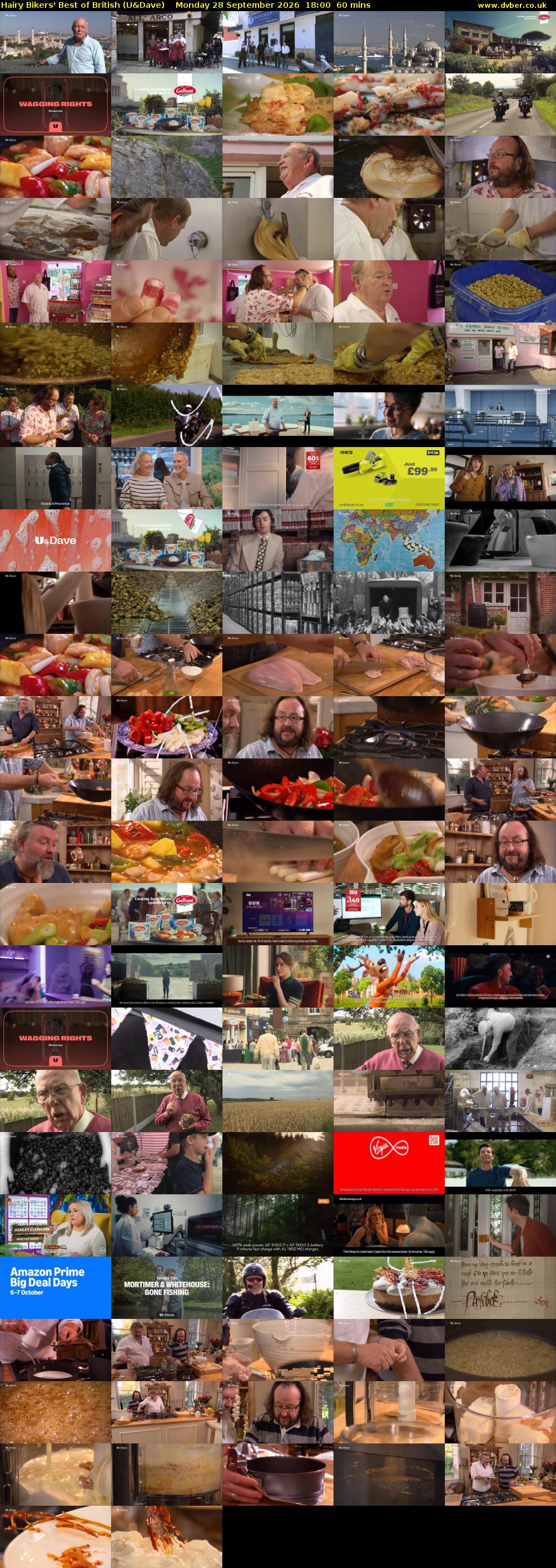 Hairy Bikers' Best of British (U&Dave) Monday 28 September 2026 18:00 - 19:00