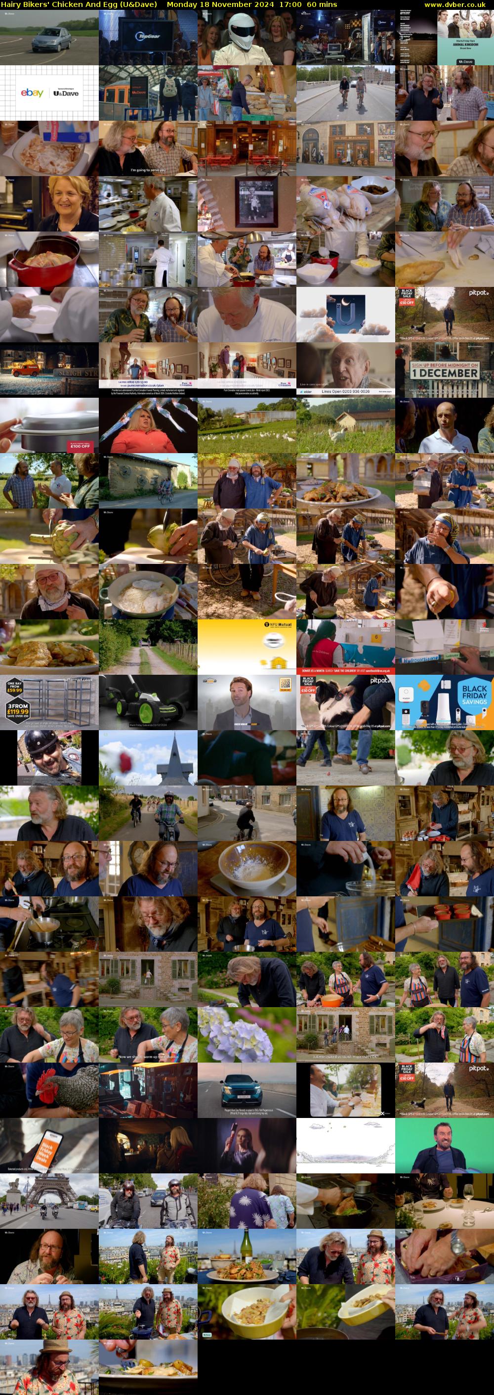 Hairy Bikers' Chicken And Egg (U&Dave) Monday 18 November 2024 17:00 - 18:00