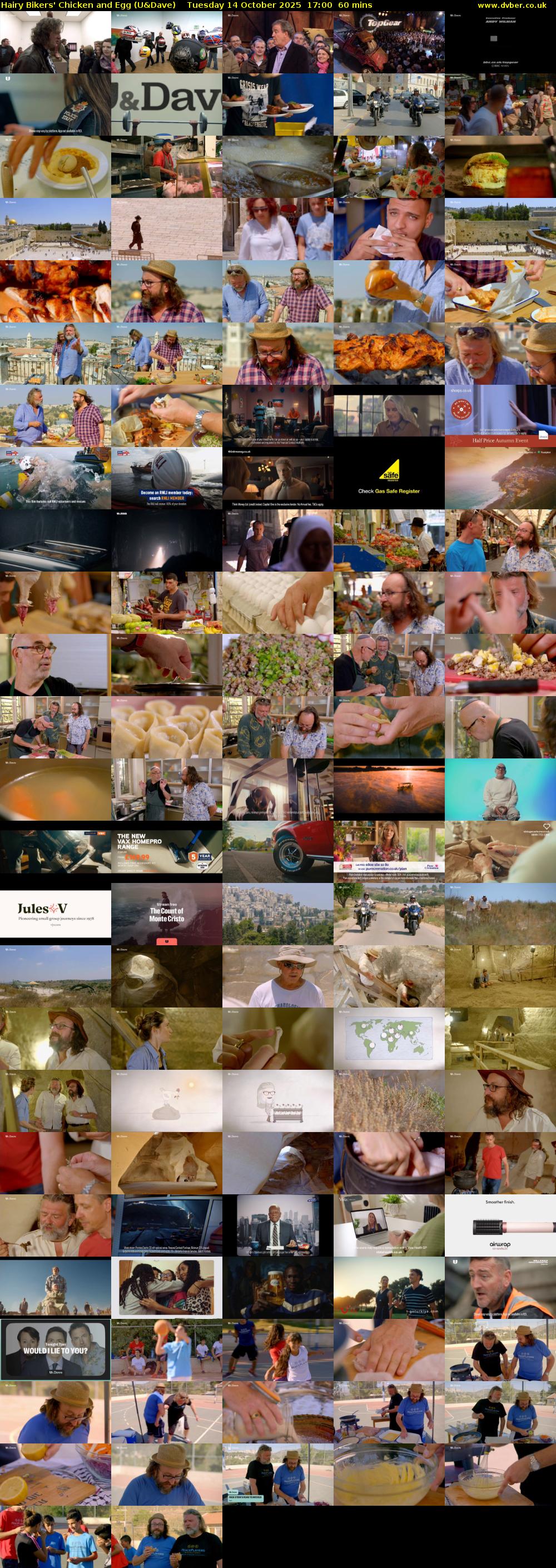 Hairy Bikers' Chicken And Egg (U&Dave) Tuesday 14 October 2025 17:00 - 18:00