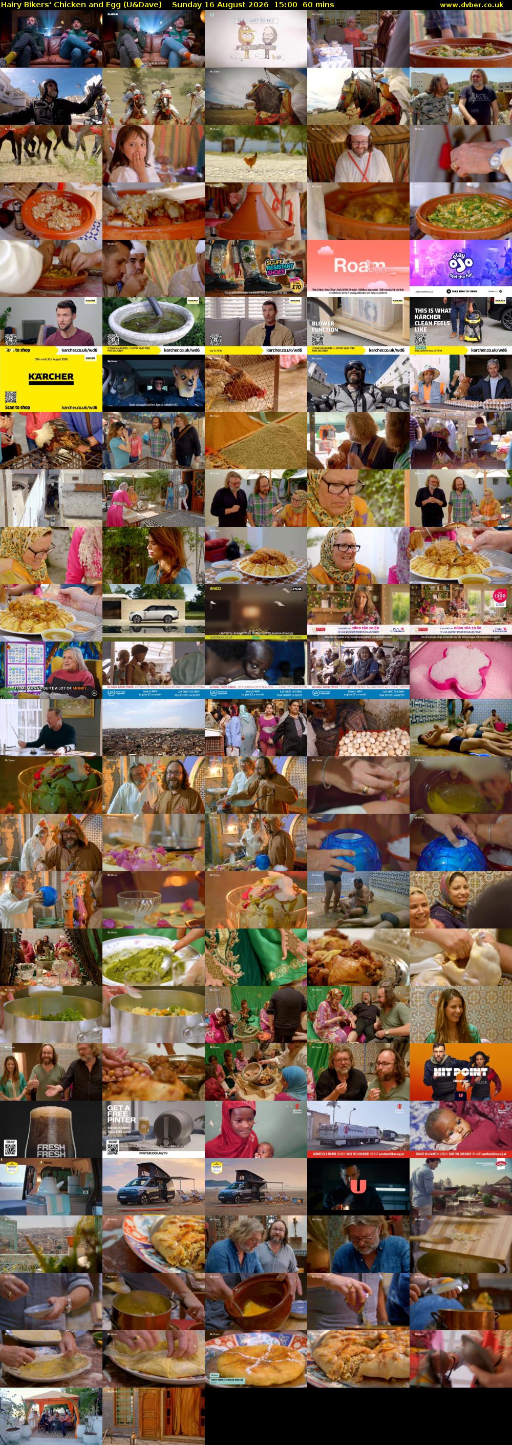 Hairy Bikers' Chicken And Egg (U&Dave) Sunday 16 August 2026 15:00 - 16:00