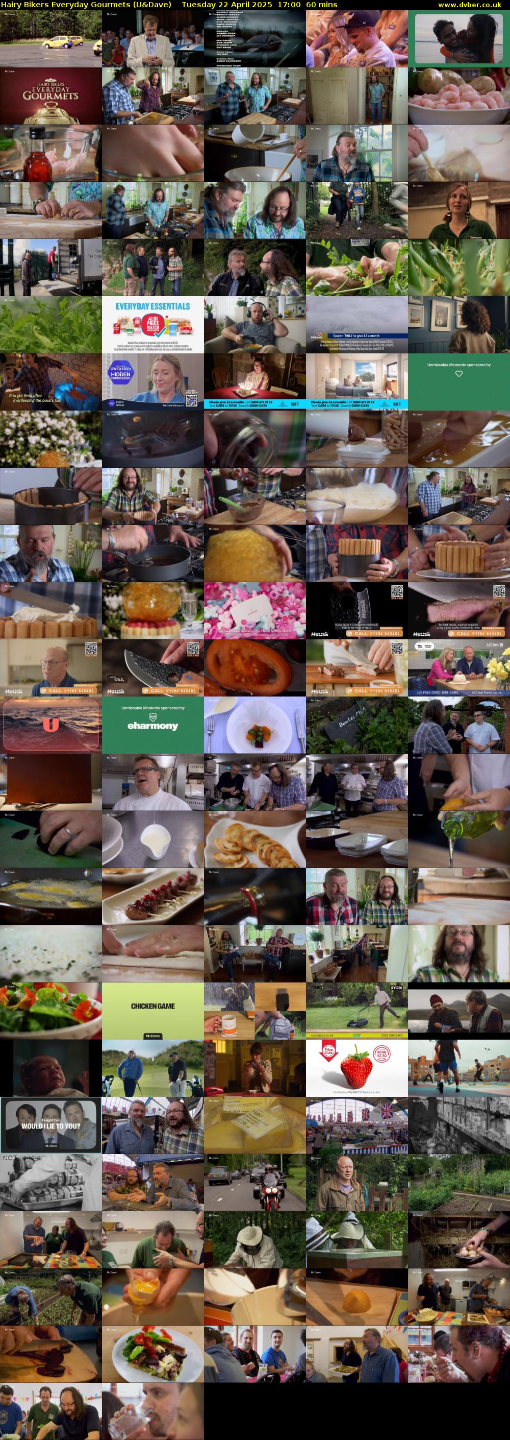 Hairy Bikers Everyday Gourmets (U&Dave) Tuesday 22 April 2025 17:00 - 18:00