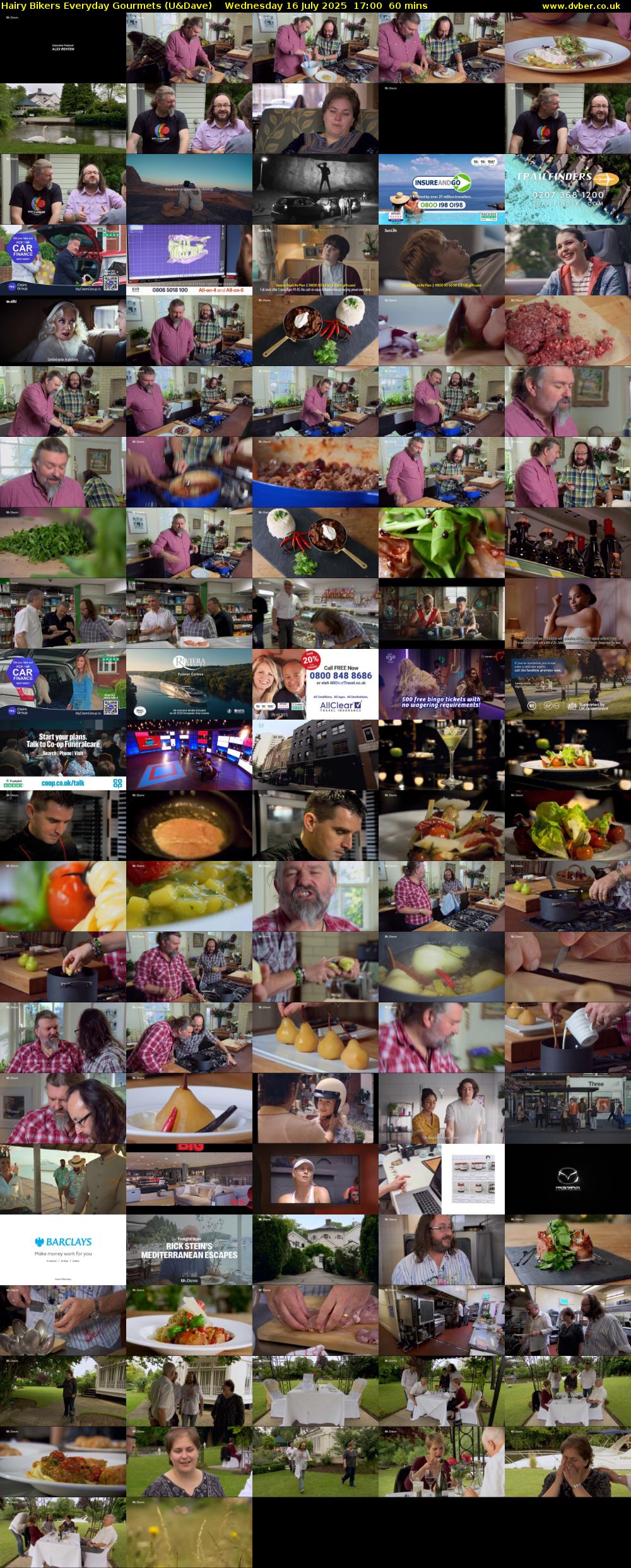 Hairy Bikers Everyday Gourmets (U&Dave) Wednesday 16 July 2025 17:00 - 18:00