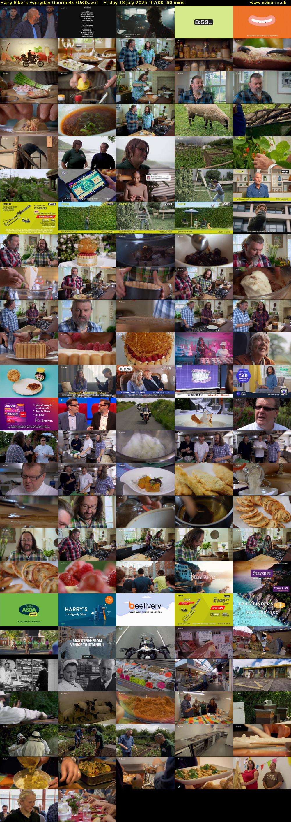 Hairy Bikers Everyday Gourmets (U&Dave) Friday 18 July 2025 17:00 - 18:00