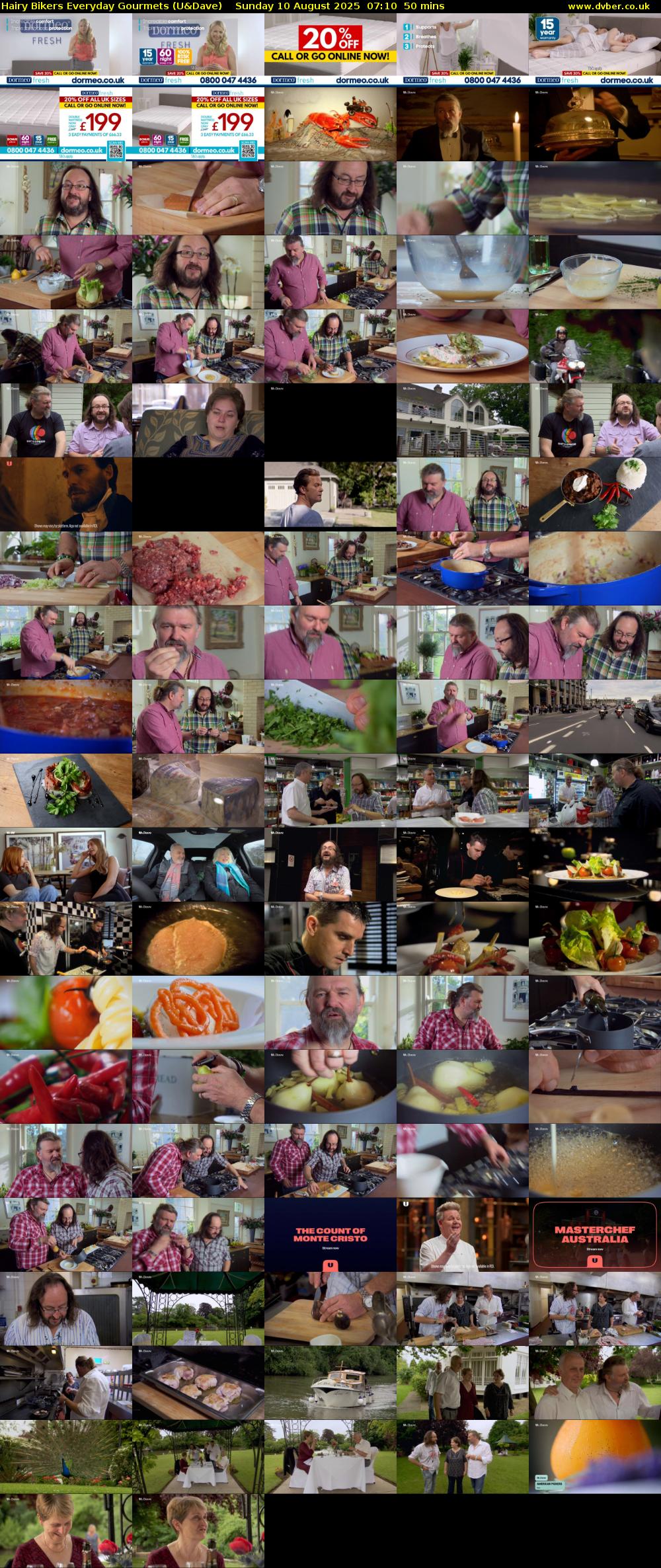 Hairy Bikers Everyday Gourmets (U&Dave) Sunday 10 August 2025 07:10 - 08:00
