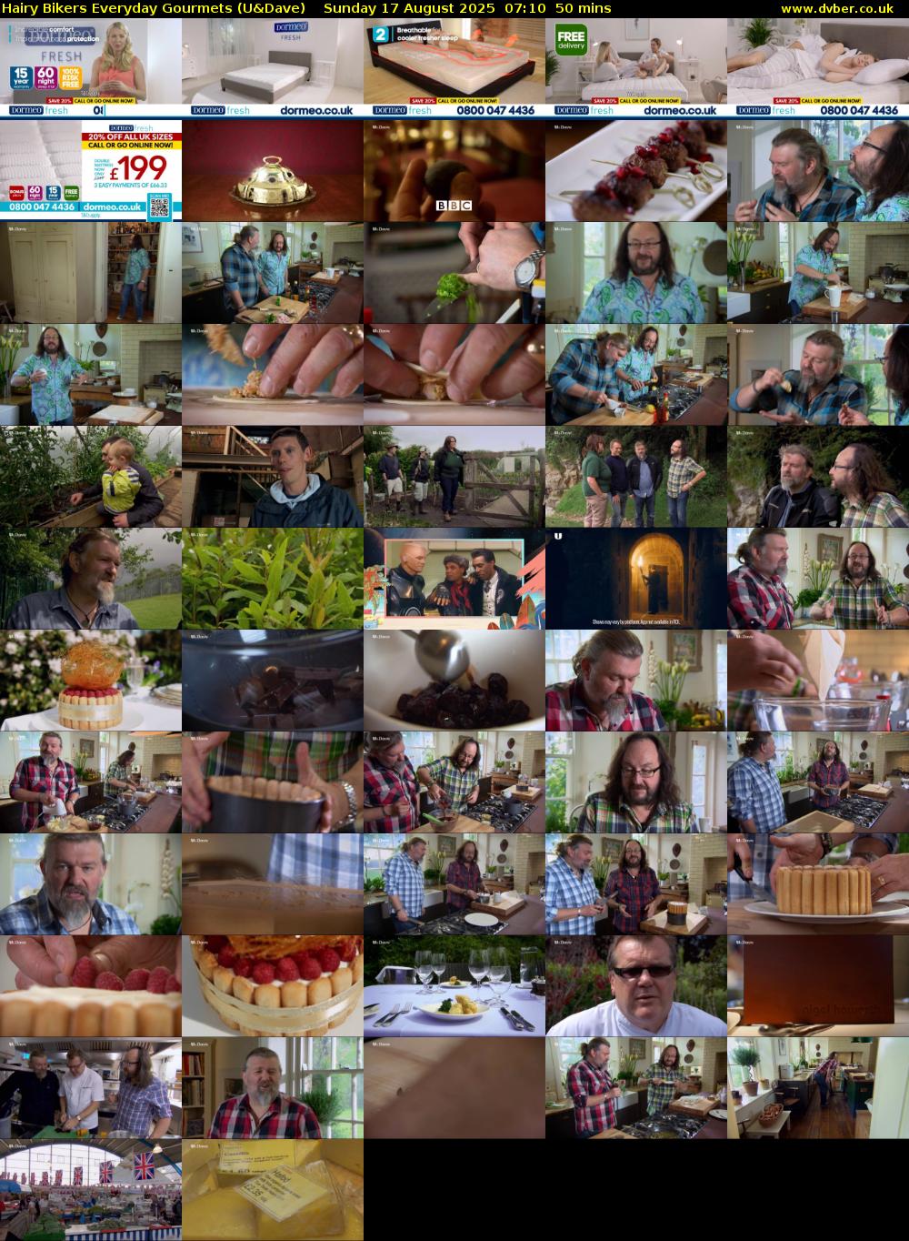 Hairy Bikers Everyday Gourmets (U&Dave) Sunday 17 August 2025 07:10 - 08:00