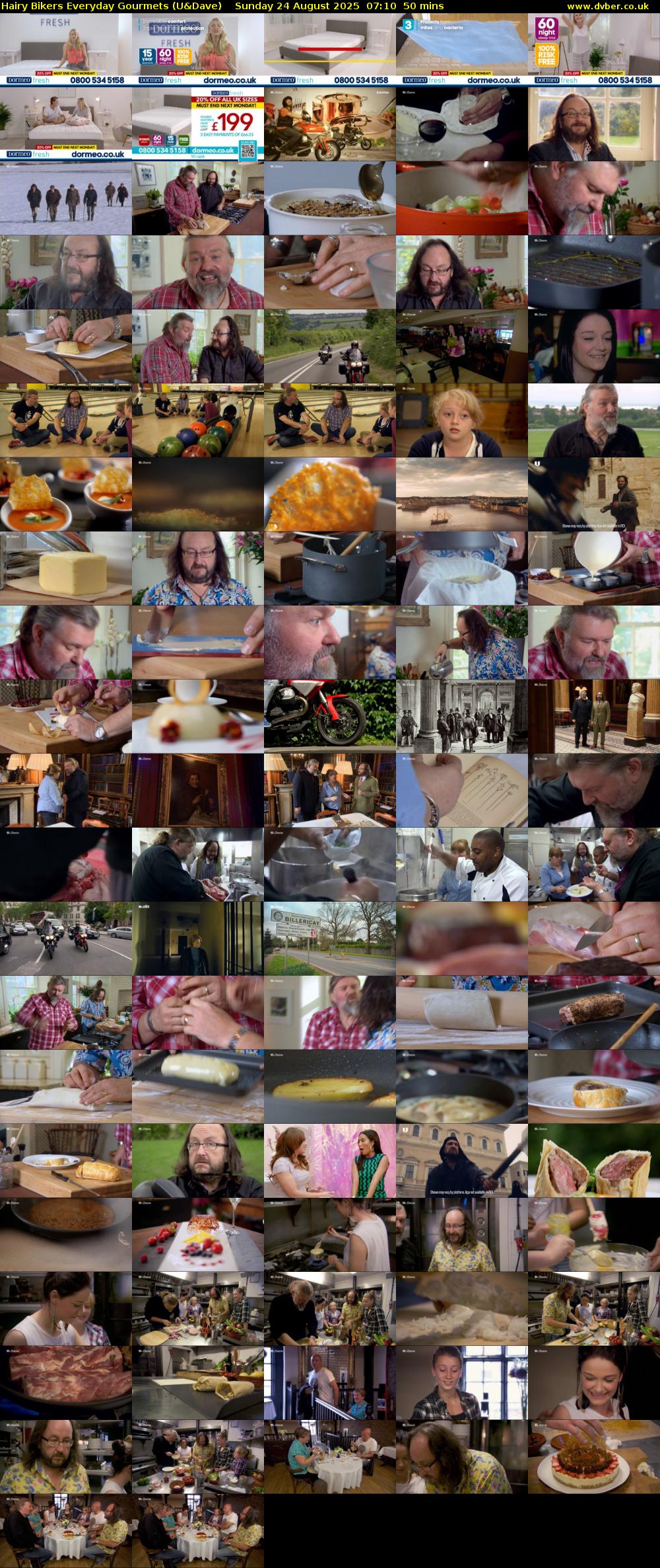 Hairy Bikers Everyday Gourmets (U&Dave) Sunday 24 August 2025 07:10 - 08:00