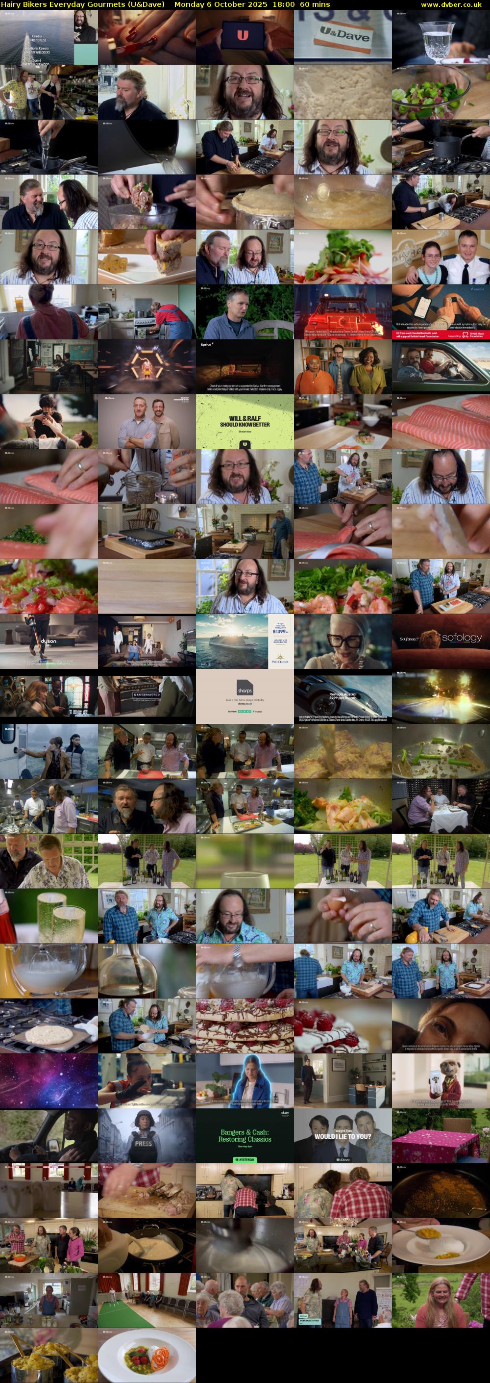 Hairy Bikers Everyday Gourmets (U&Dave) Monday 6 October 2025 18:00 - 19:00