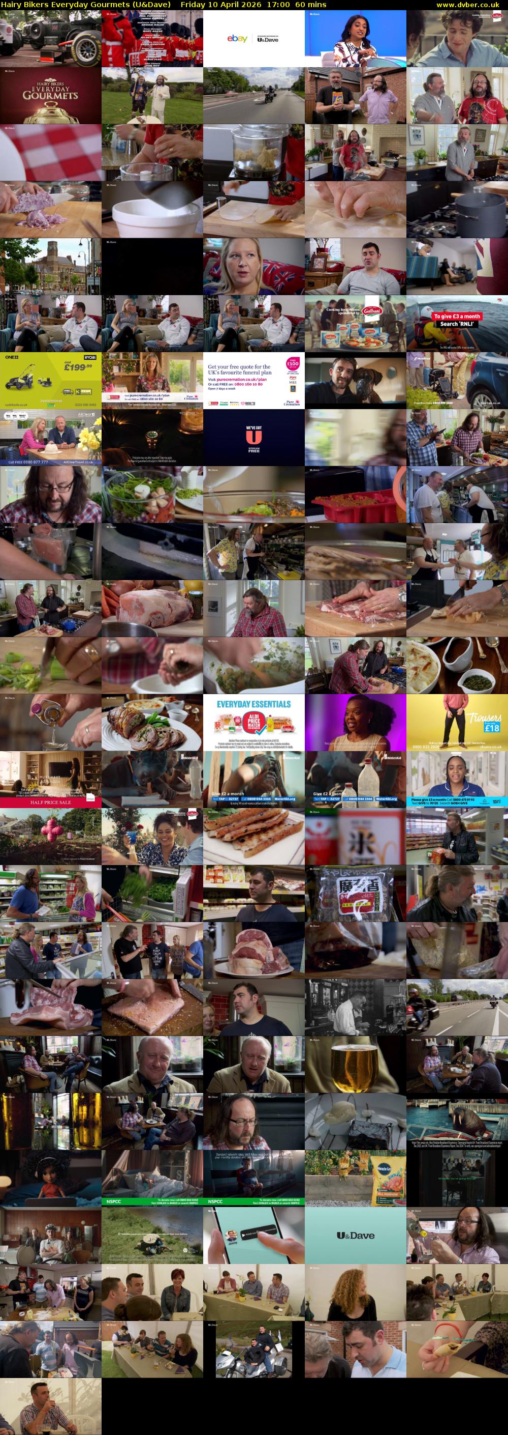 Hairy Bikers Everyday Gourmets (U&Dave) Friday 10 April 2026 17:00 - 18:00