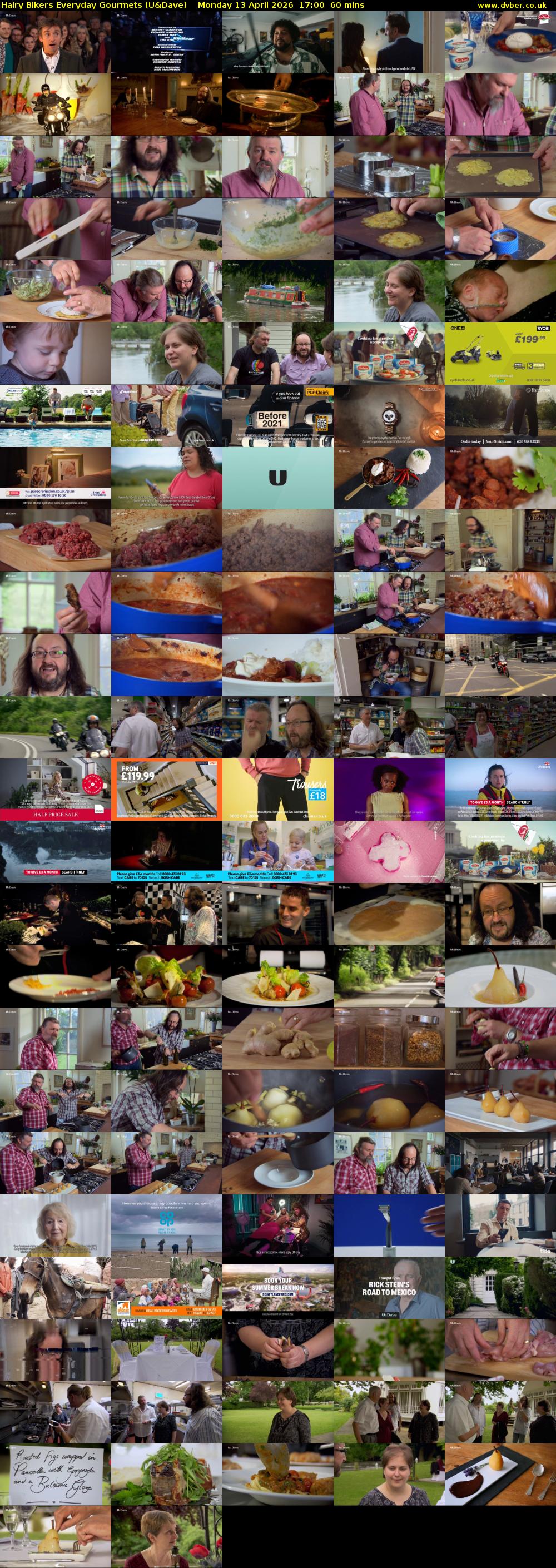 Hairy Bikers Everyday Gourmets (U&Dave) Monday 13 April 2026 17:00 - 18:00