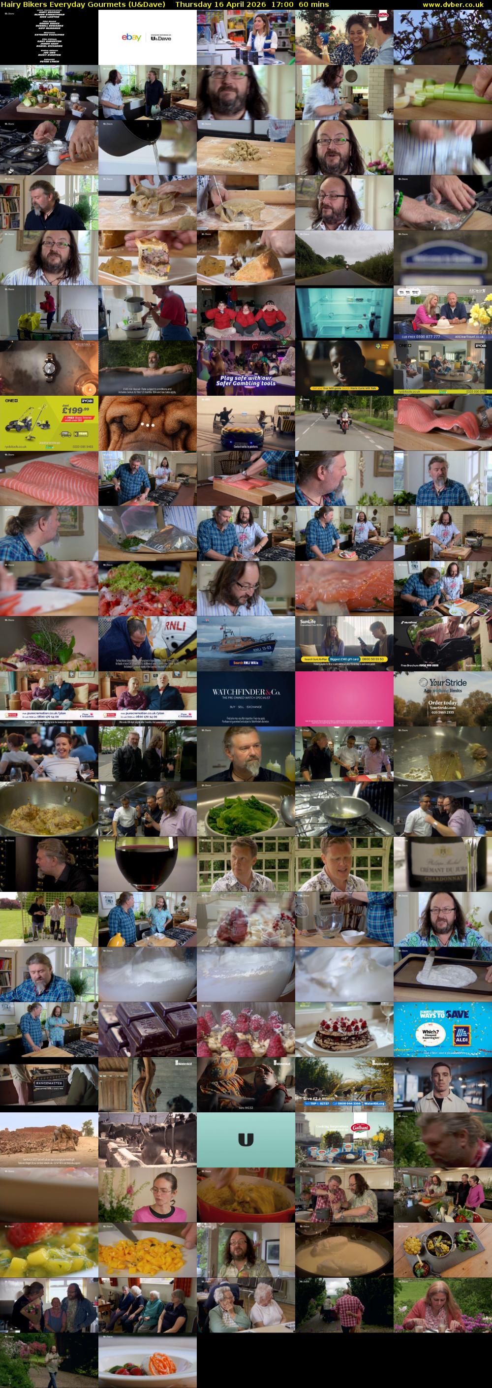 Hairy Bikers Everyday Gourmets (U&Dave) Thursday 16 April 2026 17:00 - 18:00