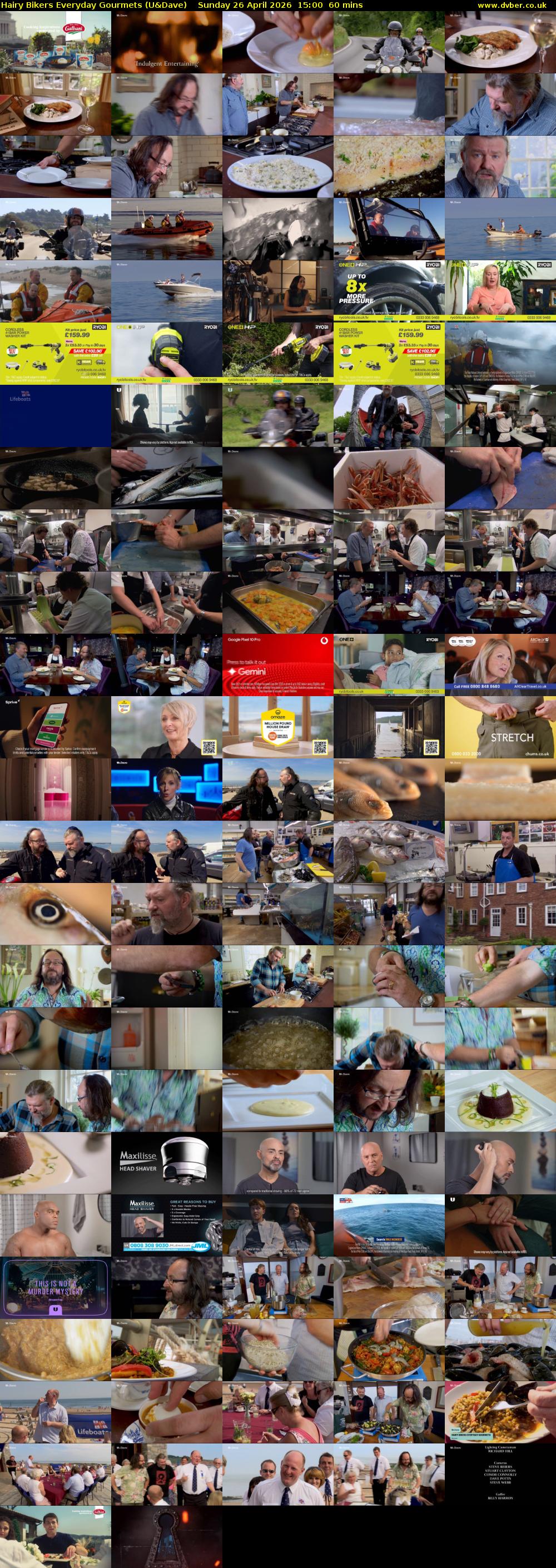 Hairy Bikers Everyday Gourmets (U&Dave) Sunday 26 April 2026 15:00 - 16:00