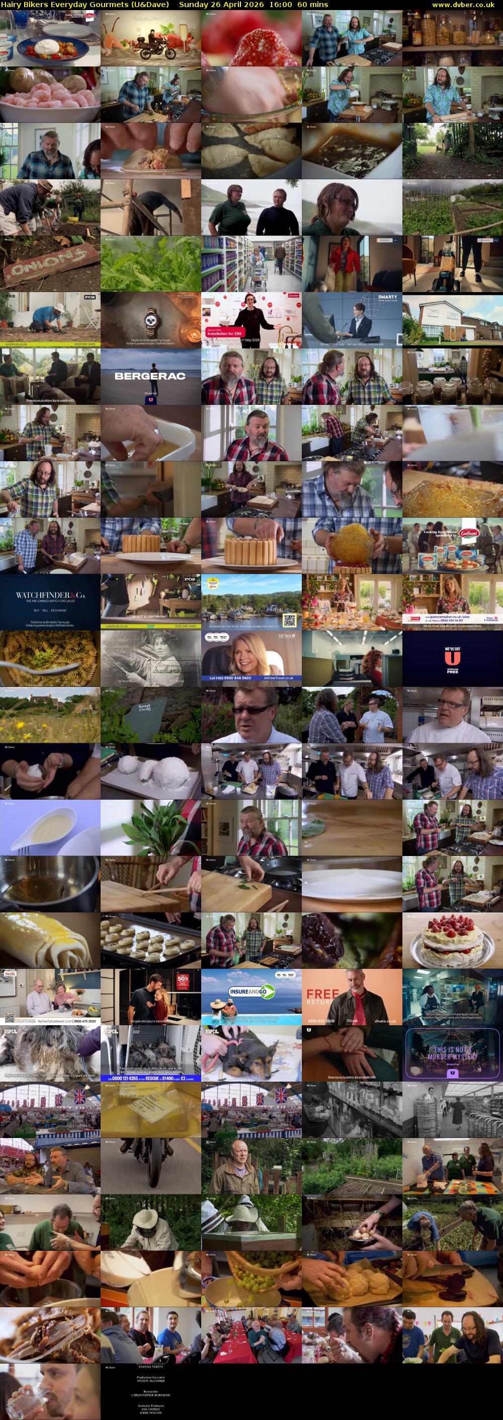 Hairy Bikers Everyday Gourmets (U&Dave) Sunday 26 April 2026 16:00 - 17:00