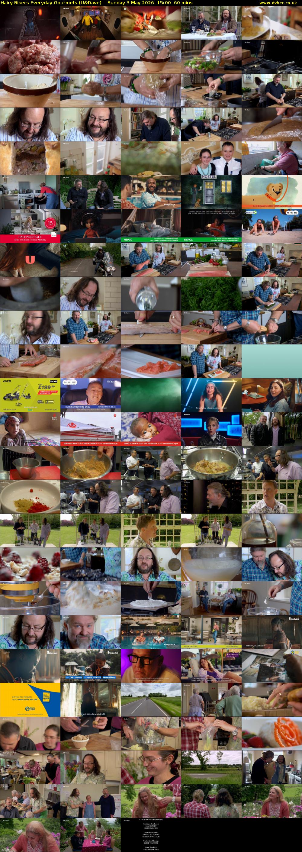 Hairy Bikers Everyday Gourmets (U&Dave) Sunday 3 May 2026 15:00 - 16:00