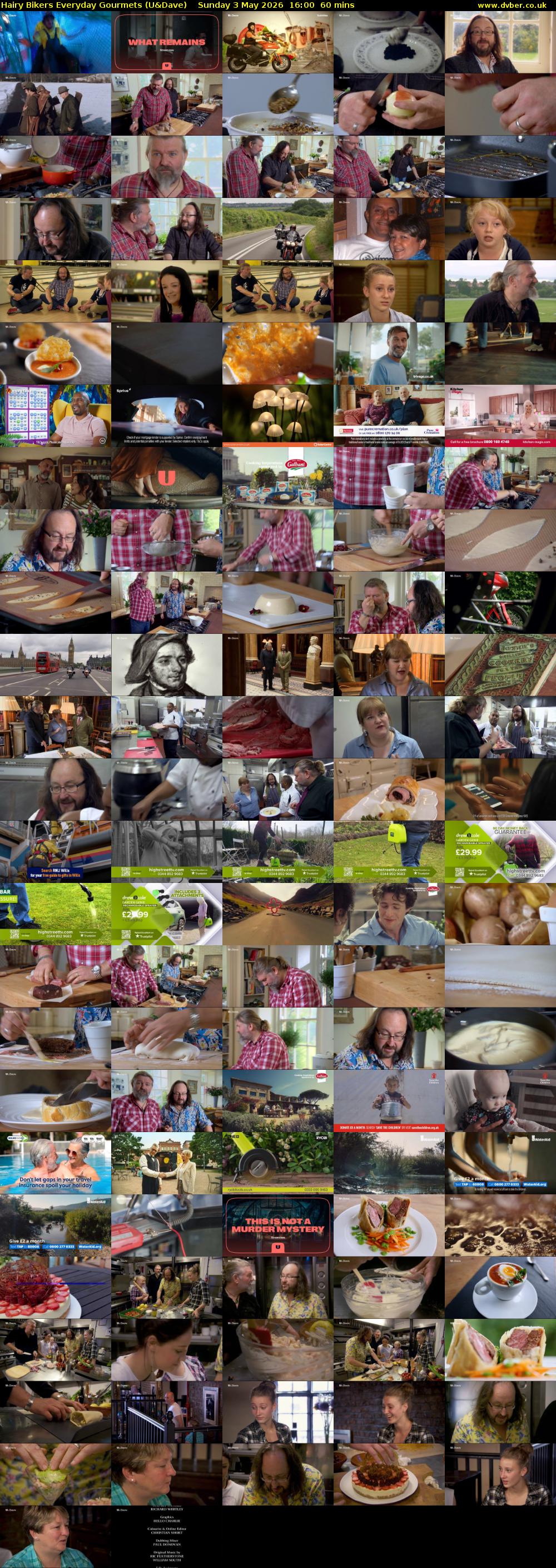 Hairy Bikers Everyday Gourmets (U&Dave) Sunday 3 May 2026 16:00 - 17:00