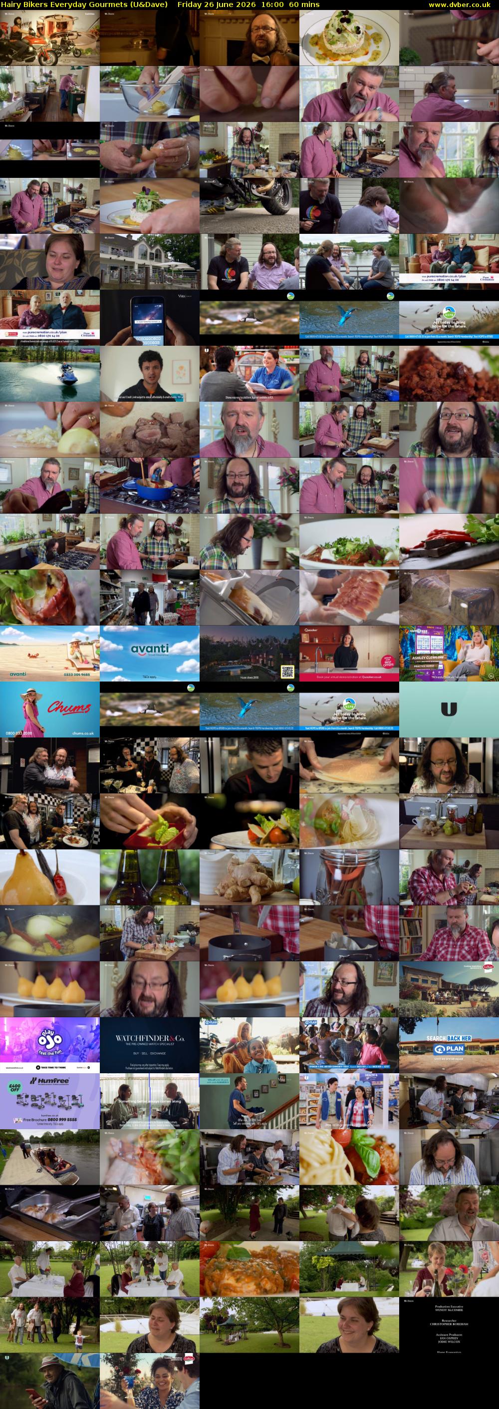 Hairy Bikers Everyday Gourmets (U&Dave) Friday 26 June 2026 16:00 - 17:00