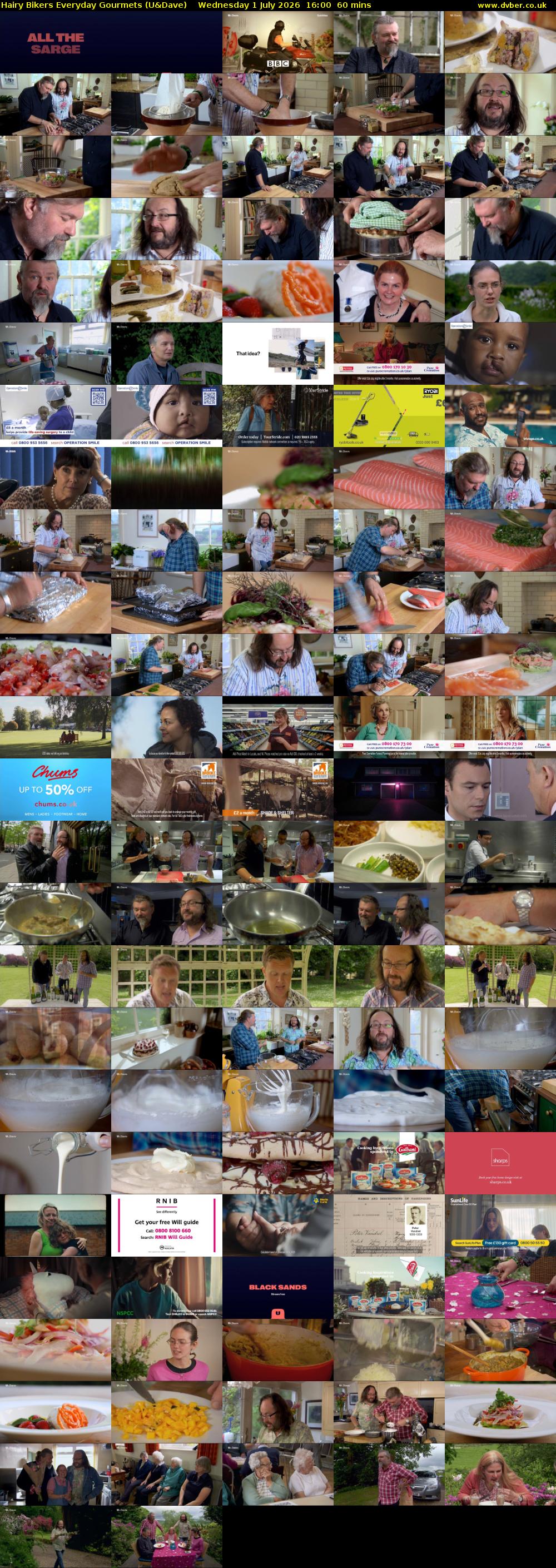 Hairy Bikers Everyday Gourmets (U&Dave) Wednesday 1 July 2026 16:00 - 17:00