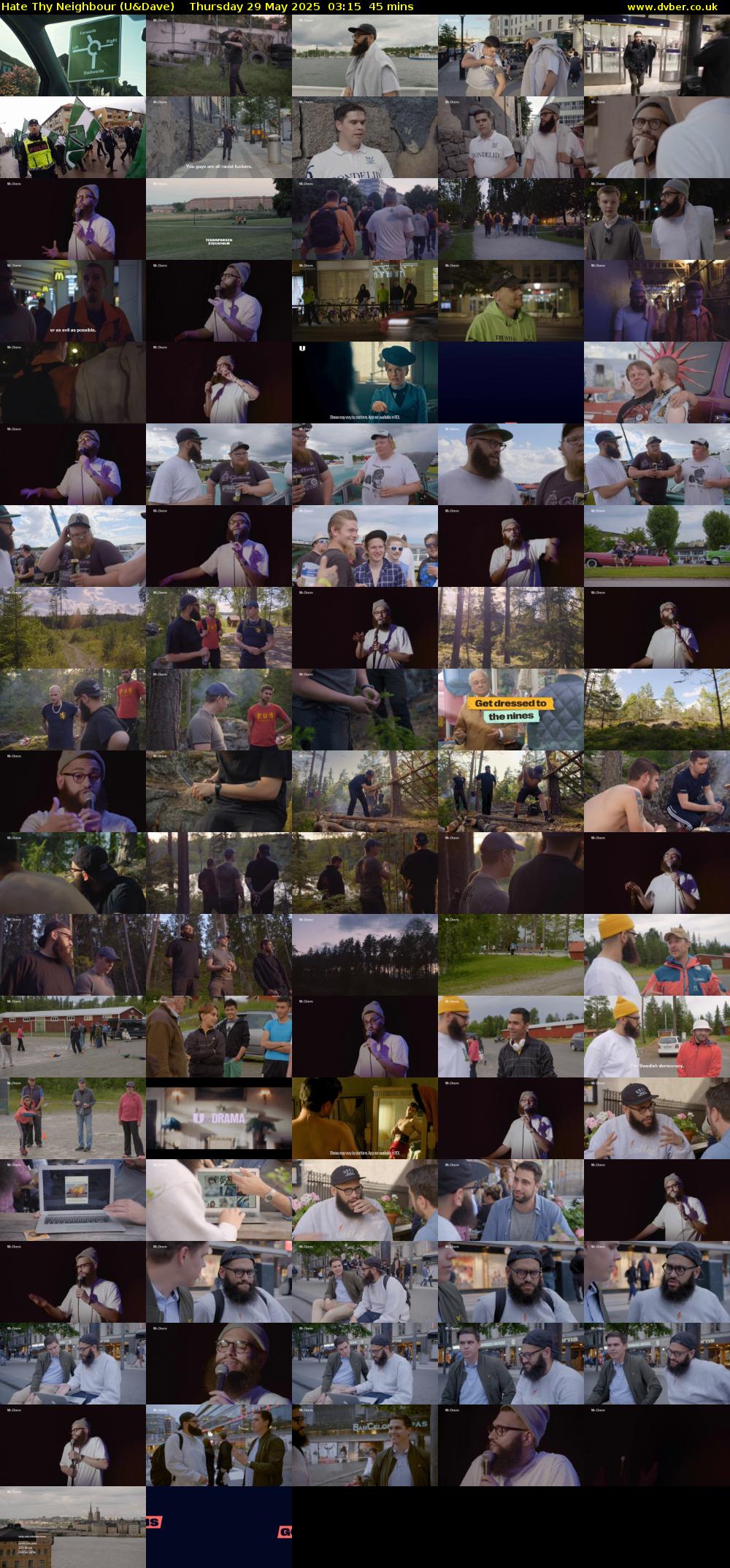 Hate Thy Neighbour (U&Dave) Thursday 29 May 2025 03:15 - 04:00