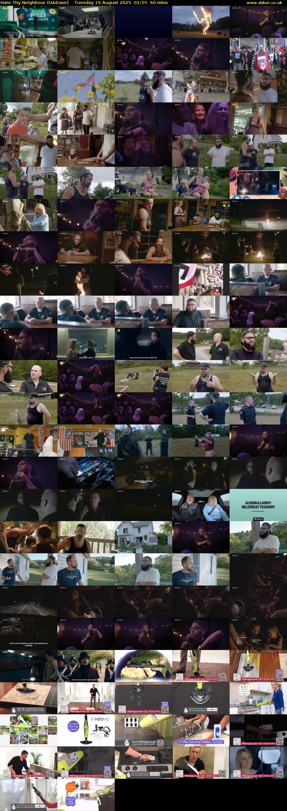 Hate Thy Neighbour (U&Dave) Tuesday 19 August 2025 01:55 - 02:55