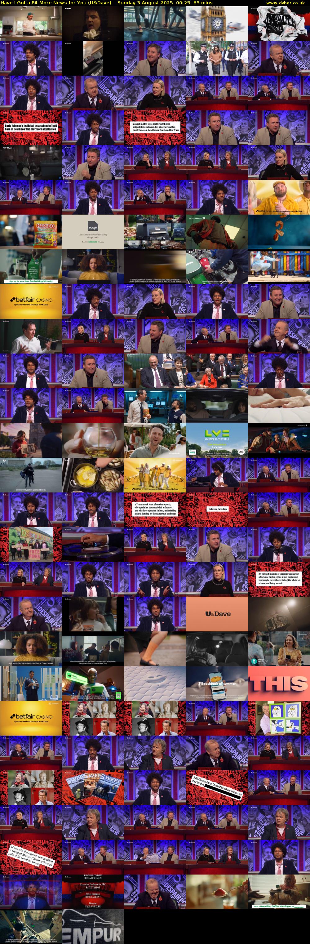 Have I Got a Bit More News for You (U&Dave) Sunday 3 August 2025 00:25 - 01:30