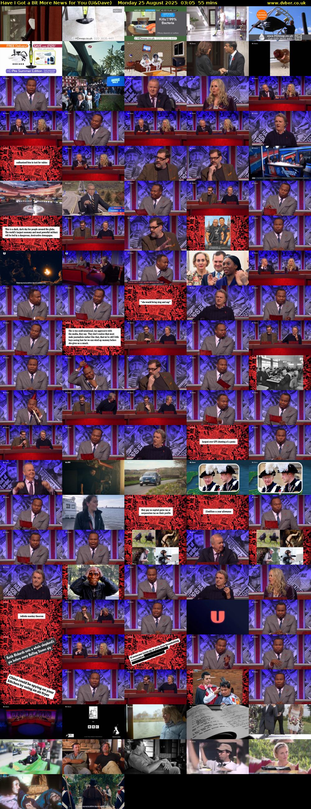 Have I Got a Bit More News for You (U&Dave) Monday 25 August 2025 03:05 - 04:00