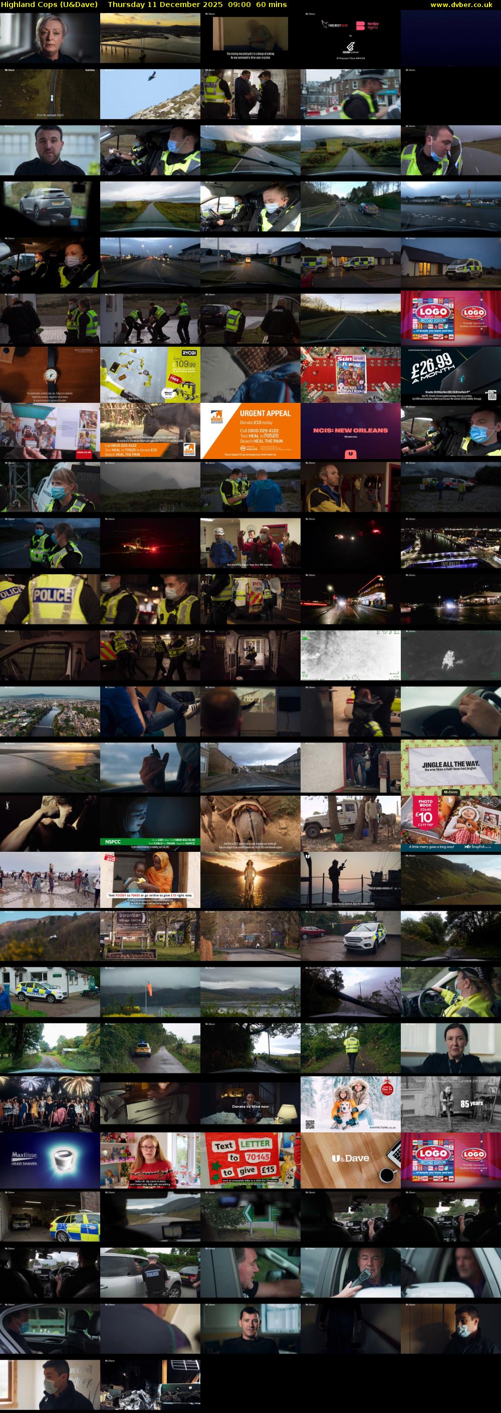 Highland Cops (U&Dave) Thursday 11 December 2025 09:00 - 10:00