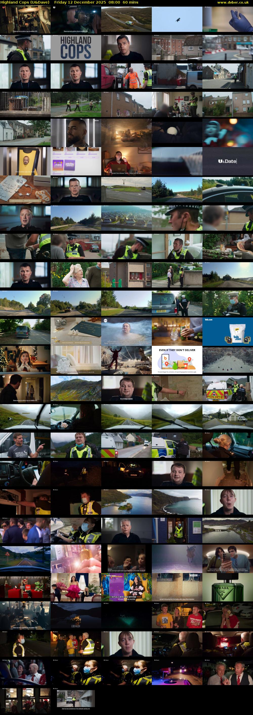 Highland Cops (U&Dave) Friday 12 December 2025 08:00 - 09:00