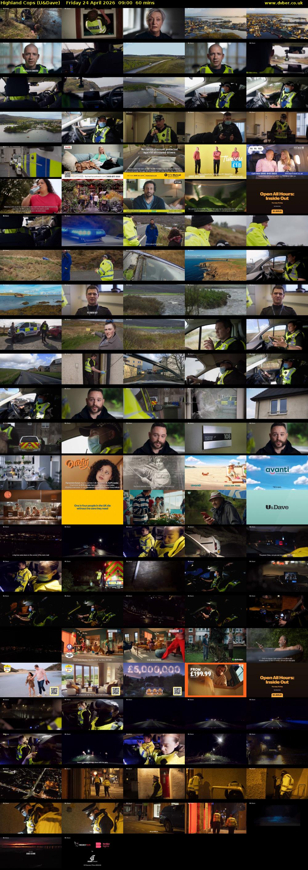 Highland Cops (U&Dave) Friday 24 April 2026 09:00 - 10:00