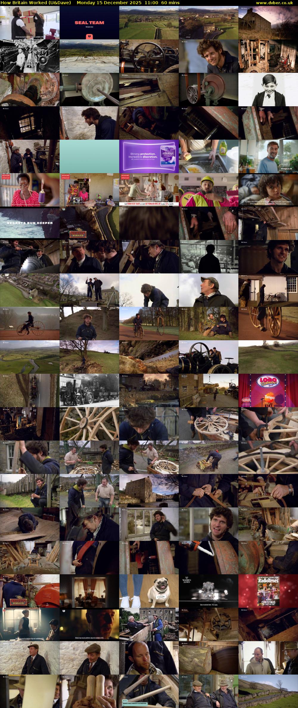 How Britain Worked (U&Dave) Monday 15 December 2025 11:00 - 12:00