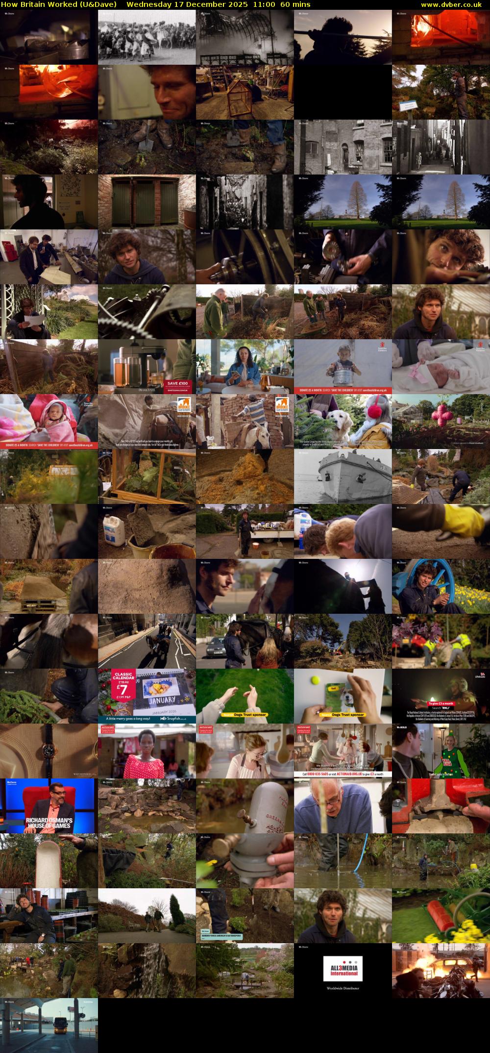 How Britain Worked (U&Dave) Wednesday 17 December 2025 11:00 - 12:00