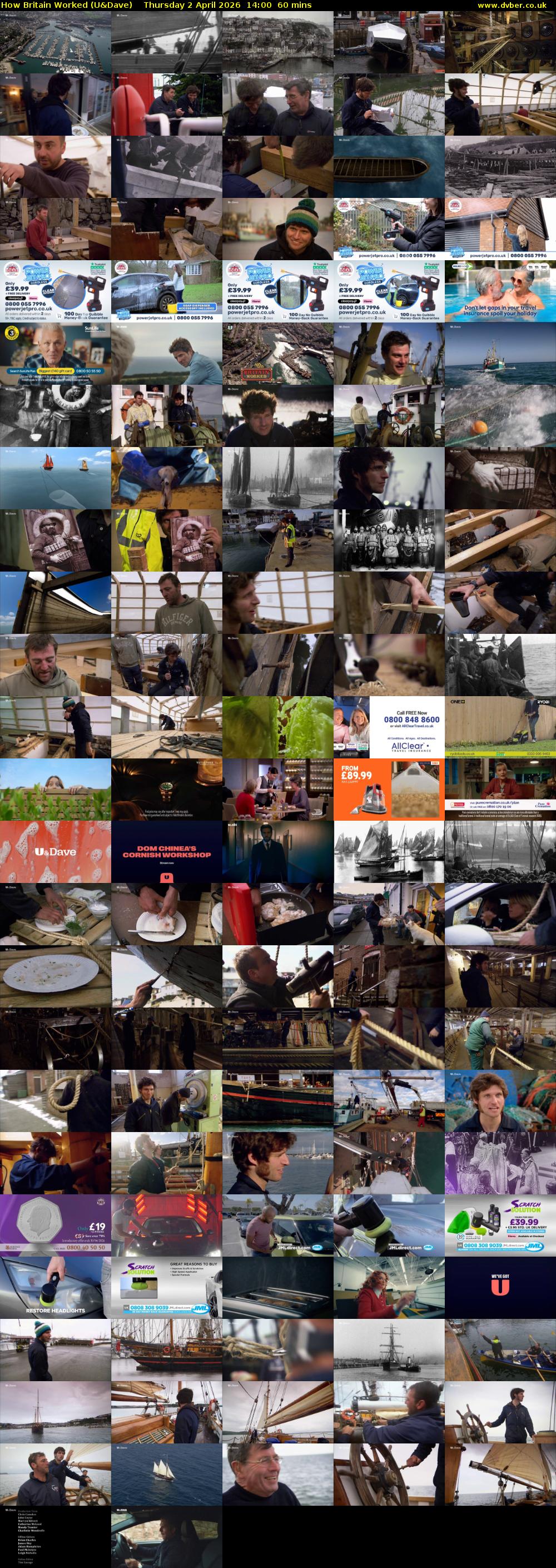 How Britain Worked (U&Dave) Thursday 2 April 2026 14:00 - 15:00